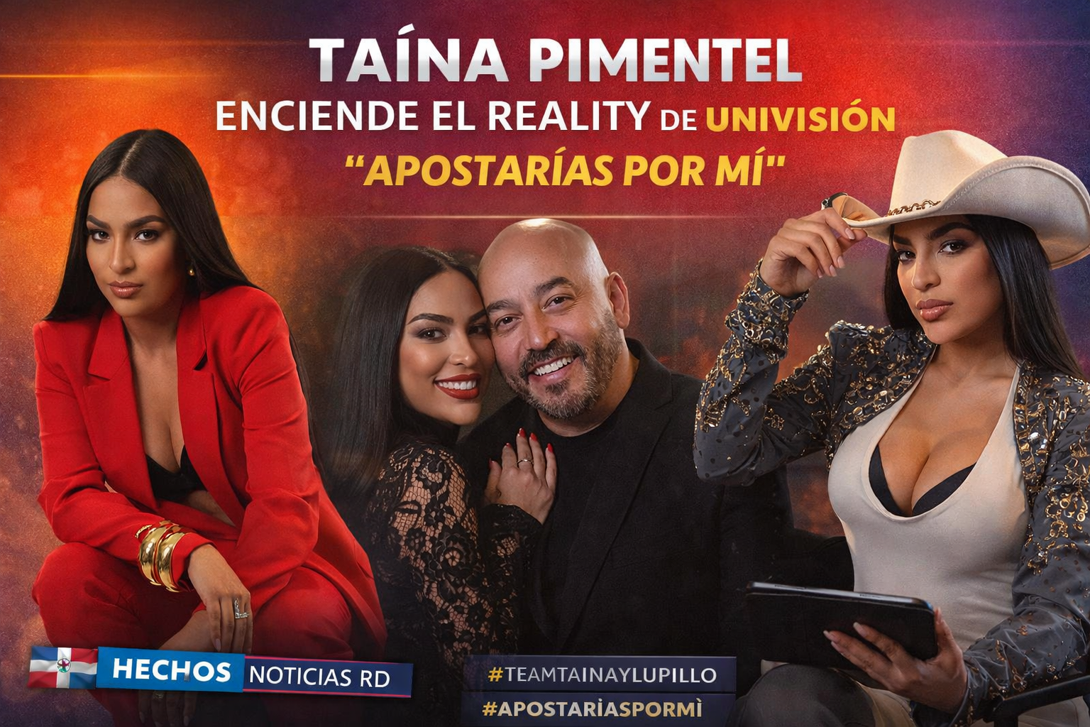 La dominicana Taína Pimentel enciende el reality “Apostarías por mí”, producción de Univisión