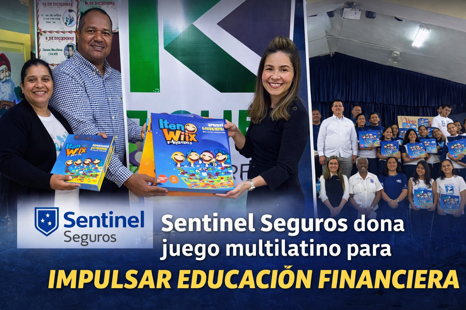 Sentinel Seguros dona juego multilatino para impulsar educación financiera