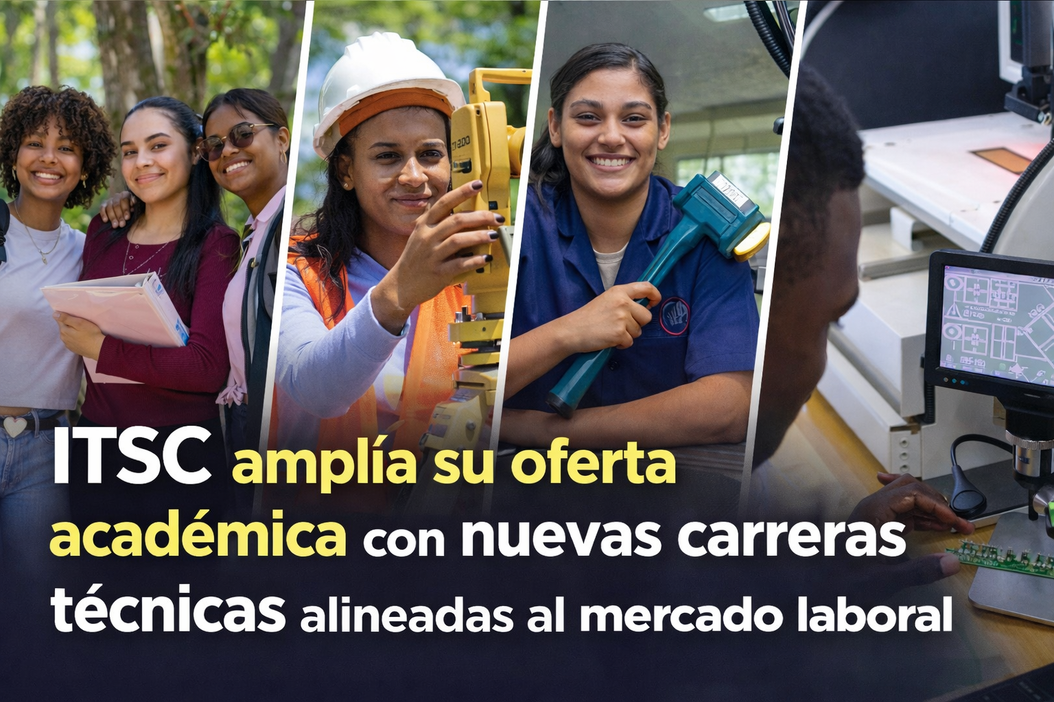 ITSC amplía su oferta académica con nuevas carreras técnicas alineadas a la industria y la economía digital