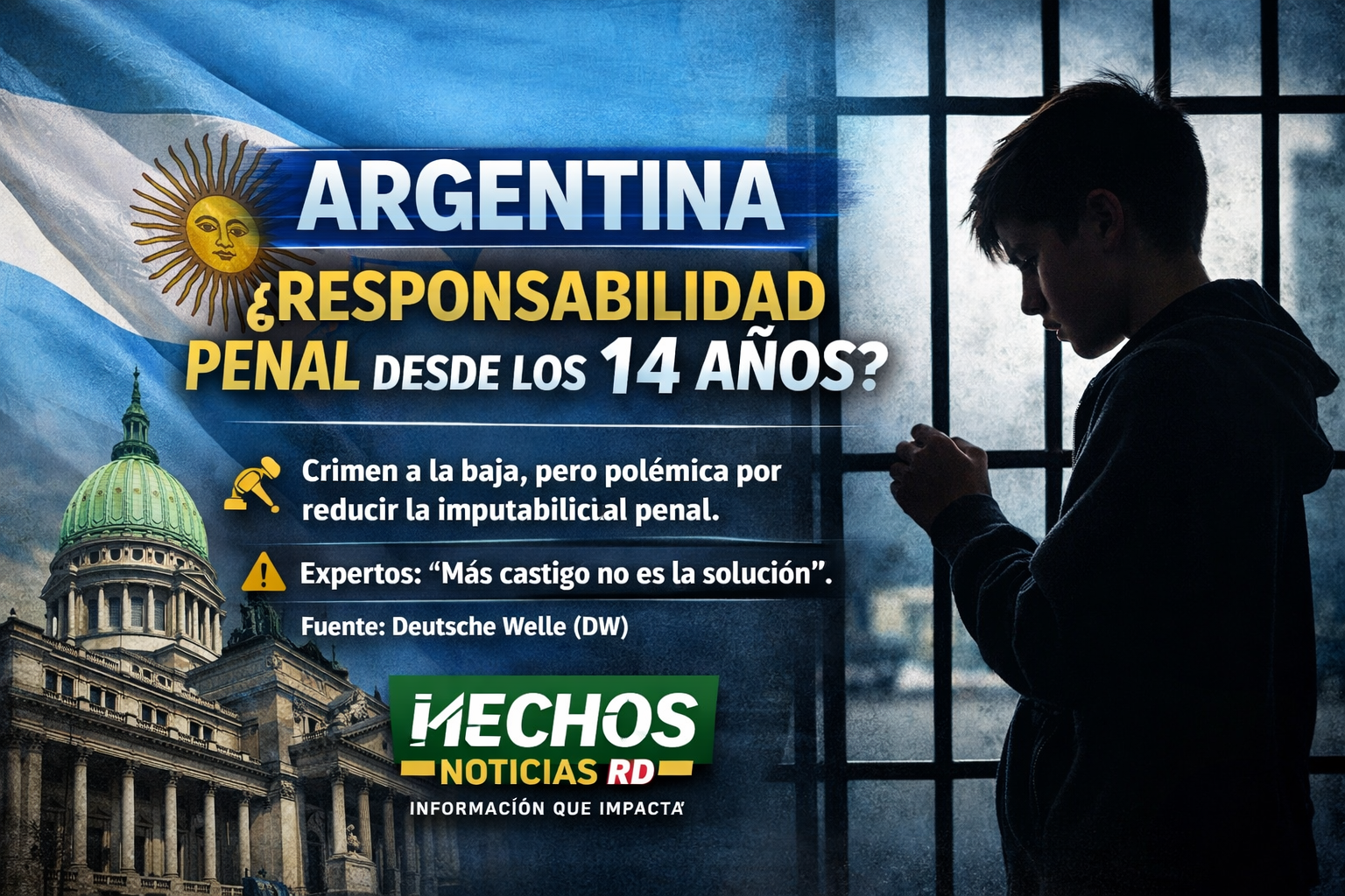 Argentina: ¿responsabilidad penal desde los 14 años?