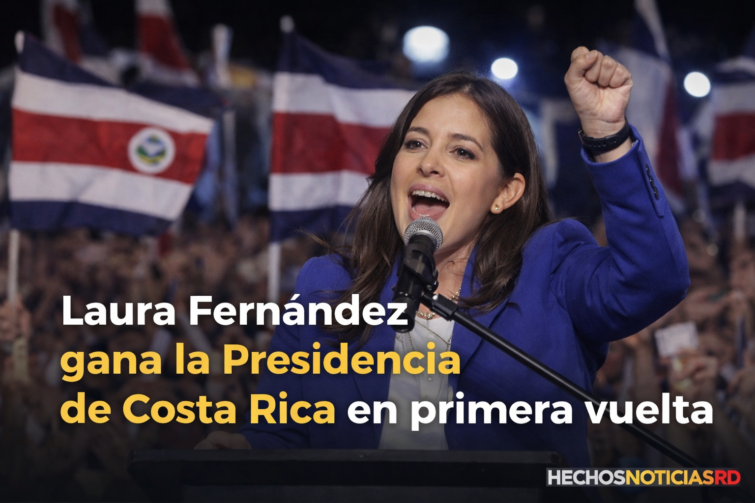 Laura Fernández la derechista que gana las elecciones presidenciales de Costa Rica
