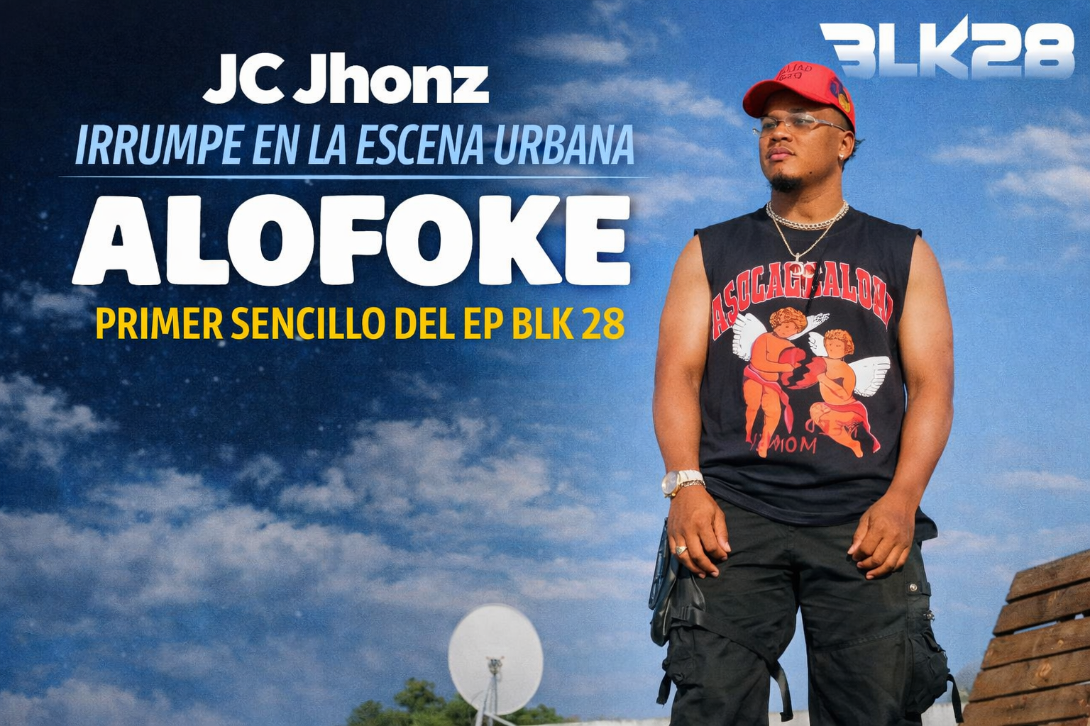 JC Jhonz impacta con su primera canción “Alofoke”, propuesta del EP BLK 28