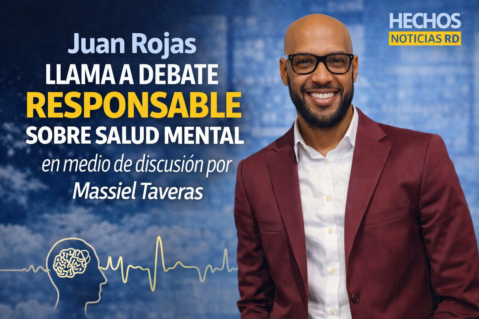 Juan Rojas llama a un debate responsable sobre salud mental en medio de discusión por Massiel Taveras