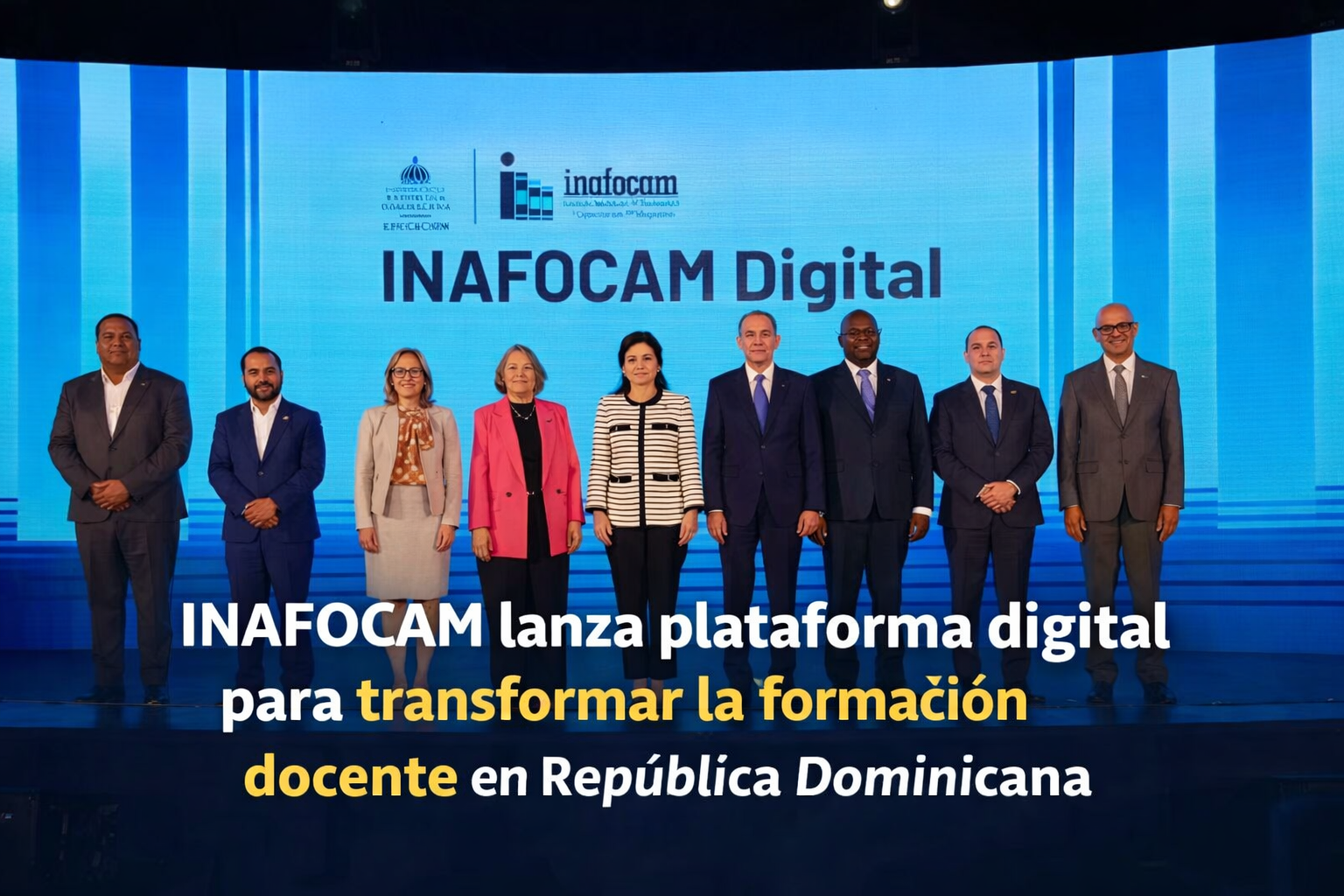 INAFOCAM lanza plataforma digital para transformar la formación docente en República Dominicana