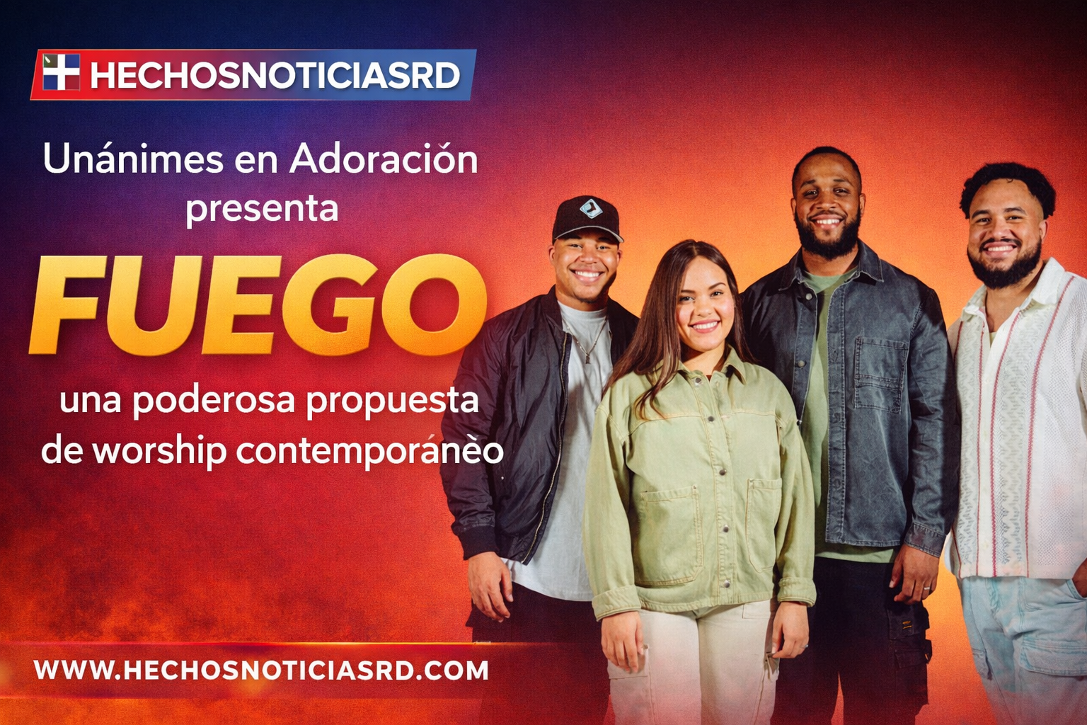Unánimes en Adoración presenta “Fuego”, una poderosa propuesta de worship contemporáneo