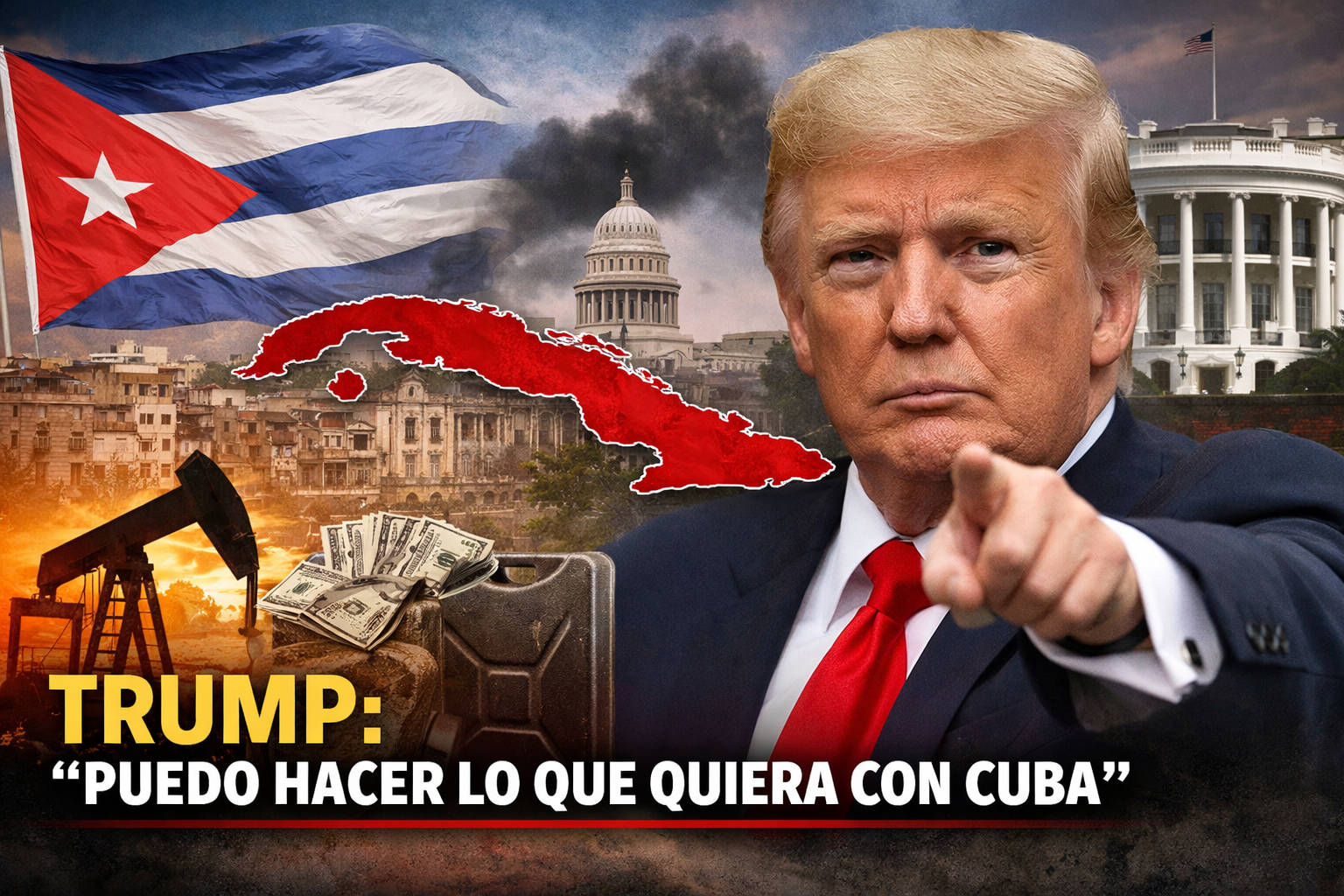 Trump sobre Cuba: “Puedo hacer lo que quiera”, en medio de creciente tensión internacional