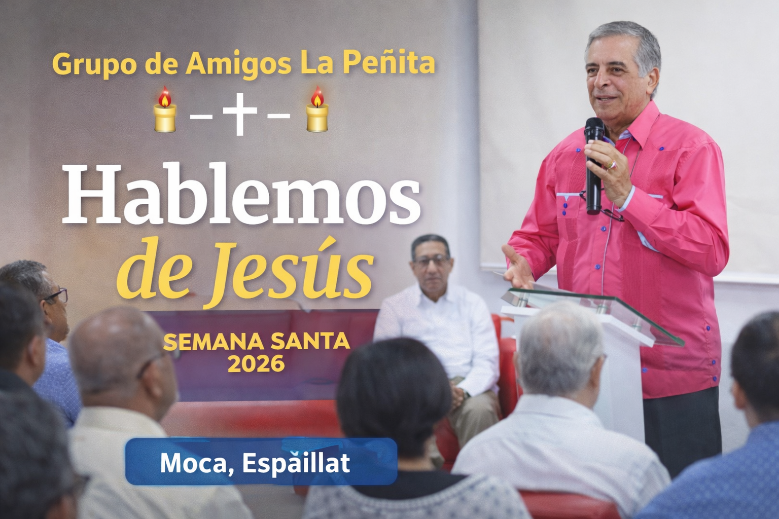 Grupo de Amigos La Peñita realizó reflexión de Semana Santa “Hablemos de Jesús” con el profesor Luis Quezada
