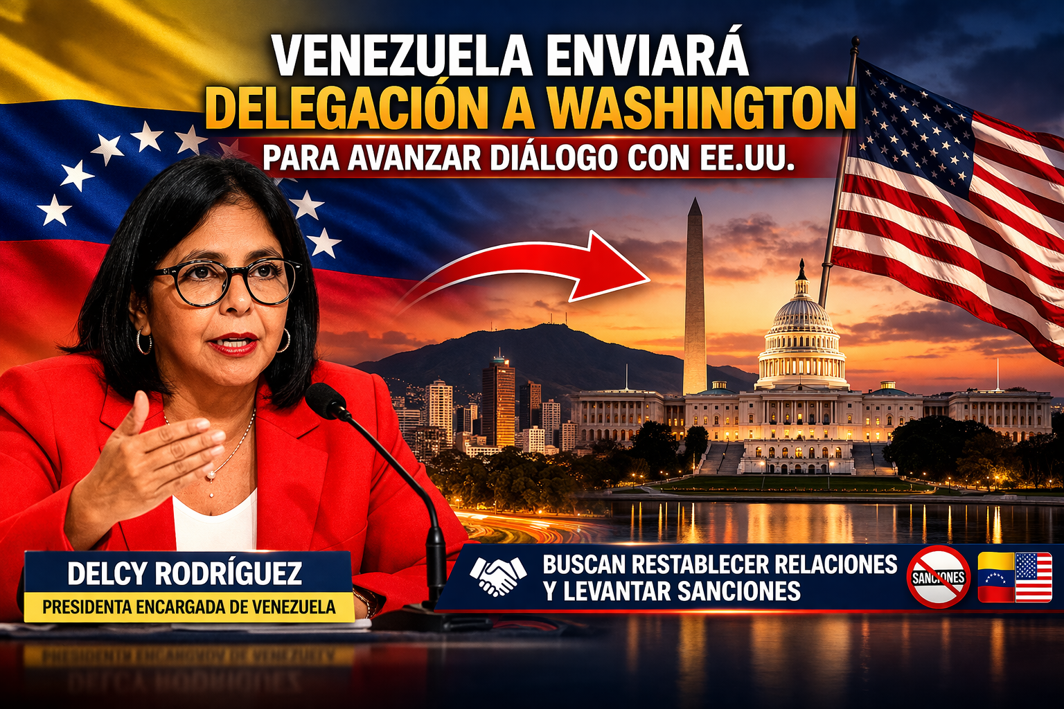 Venezuela enviará esta semana diplomáticos a Washington