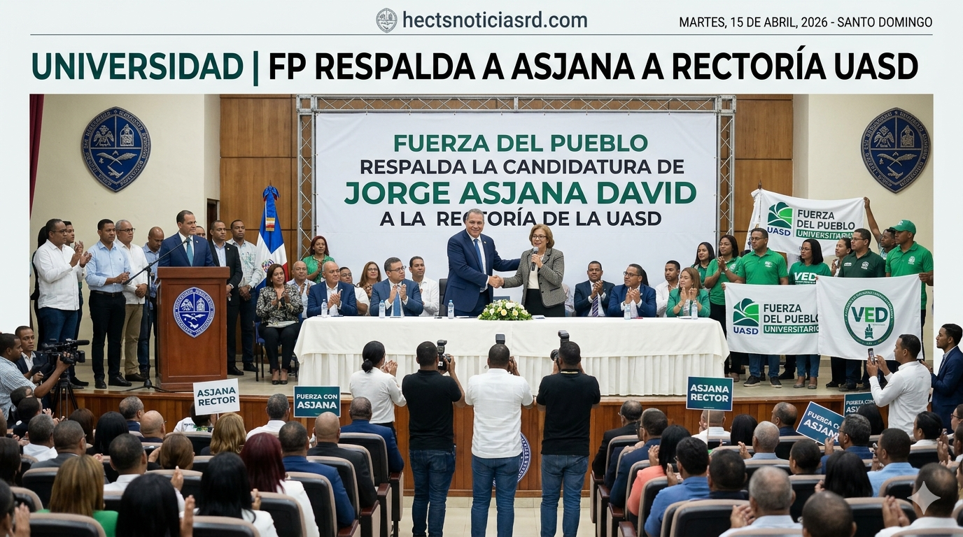 Sector universitario de la Fuerza del Pueblo respalda candidatura de Jorge Asjana a la Rectoría de la UASD