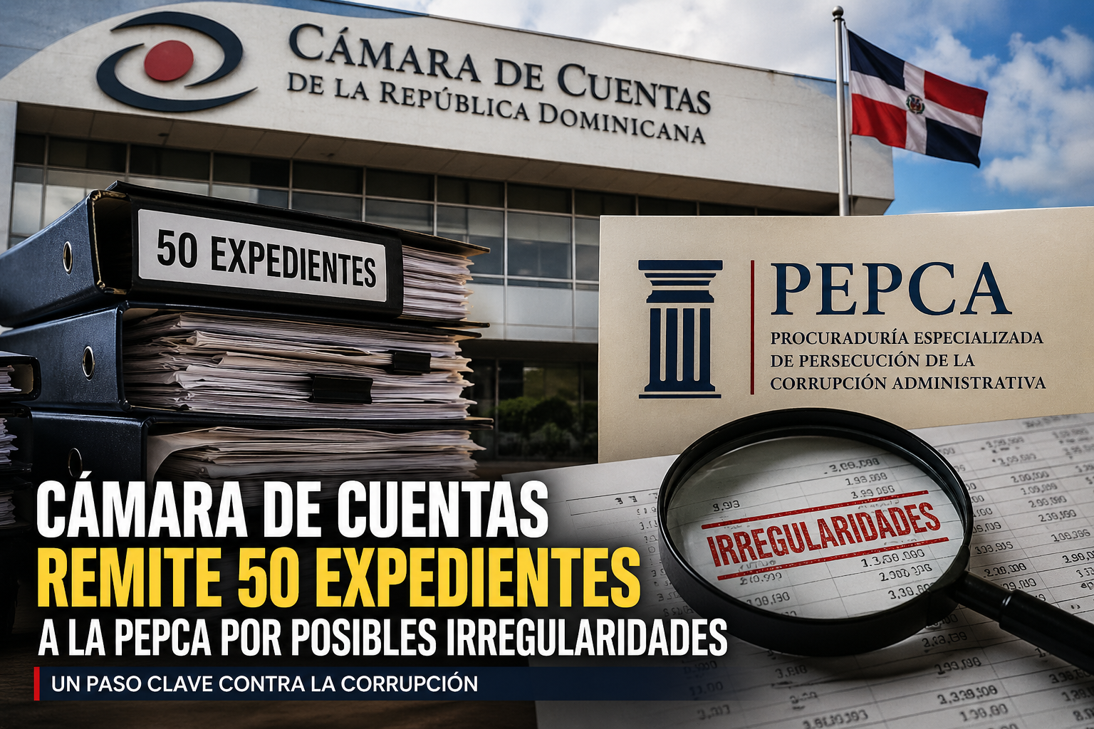 Cámara de Cuentas Remite 50 Expedientes a la PEPCA por Posibles Irregularidades