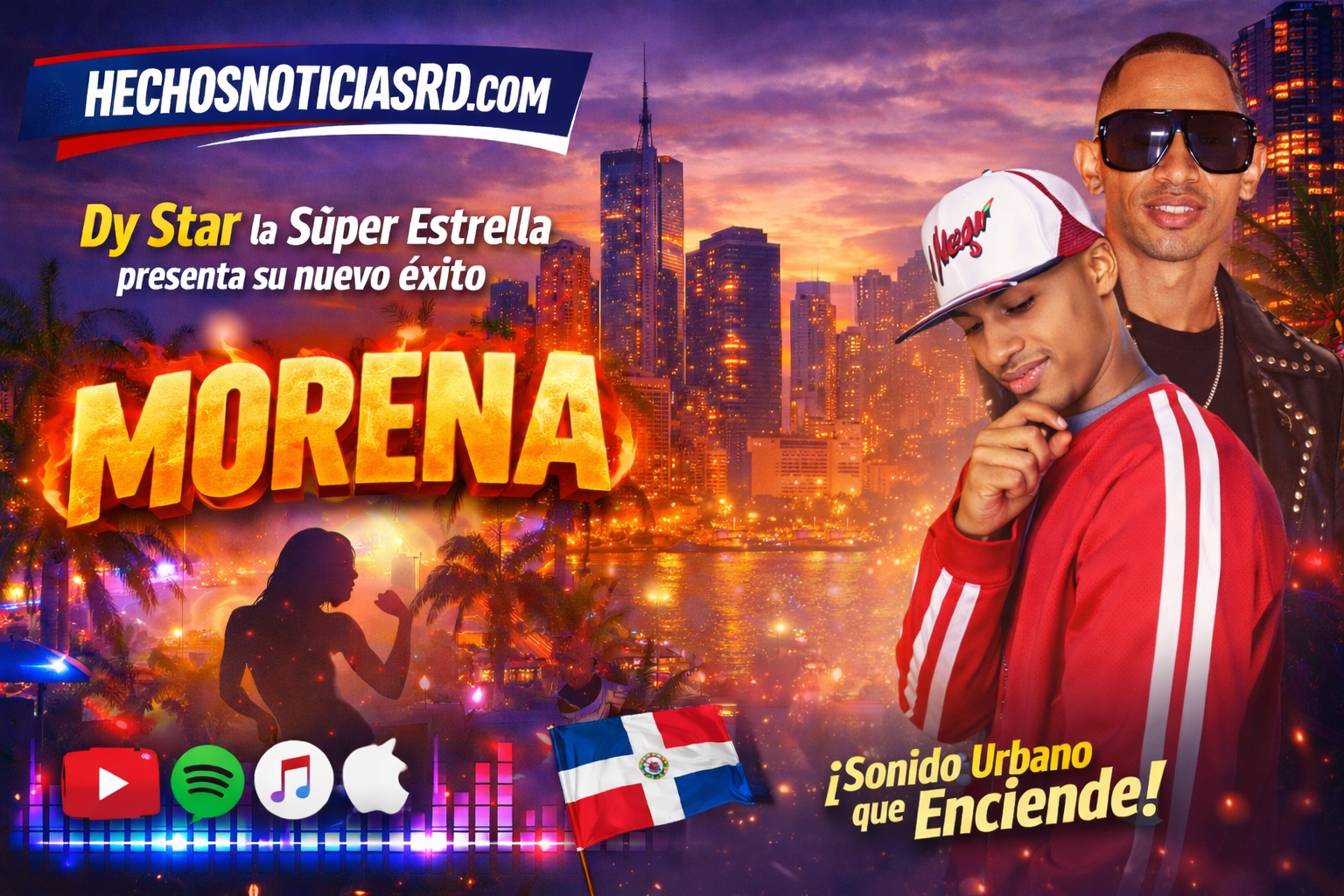 Dy Star la Súper Estrella impulsa su carrera con el lanzamiento de “Morena”