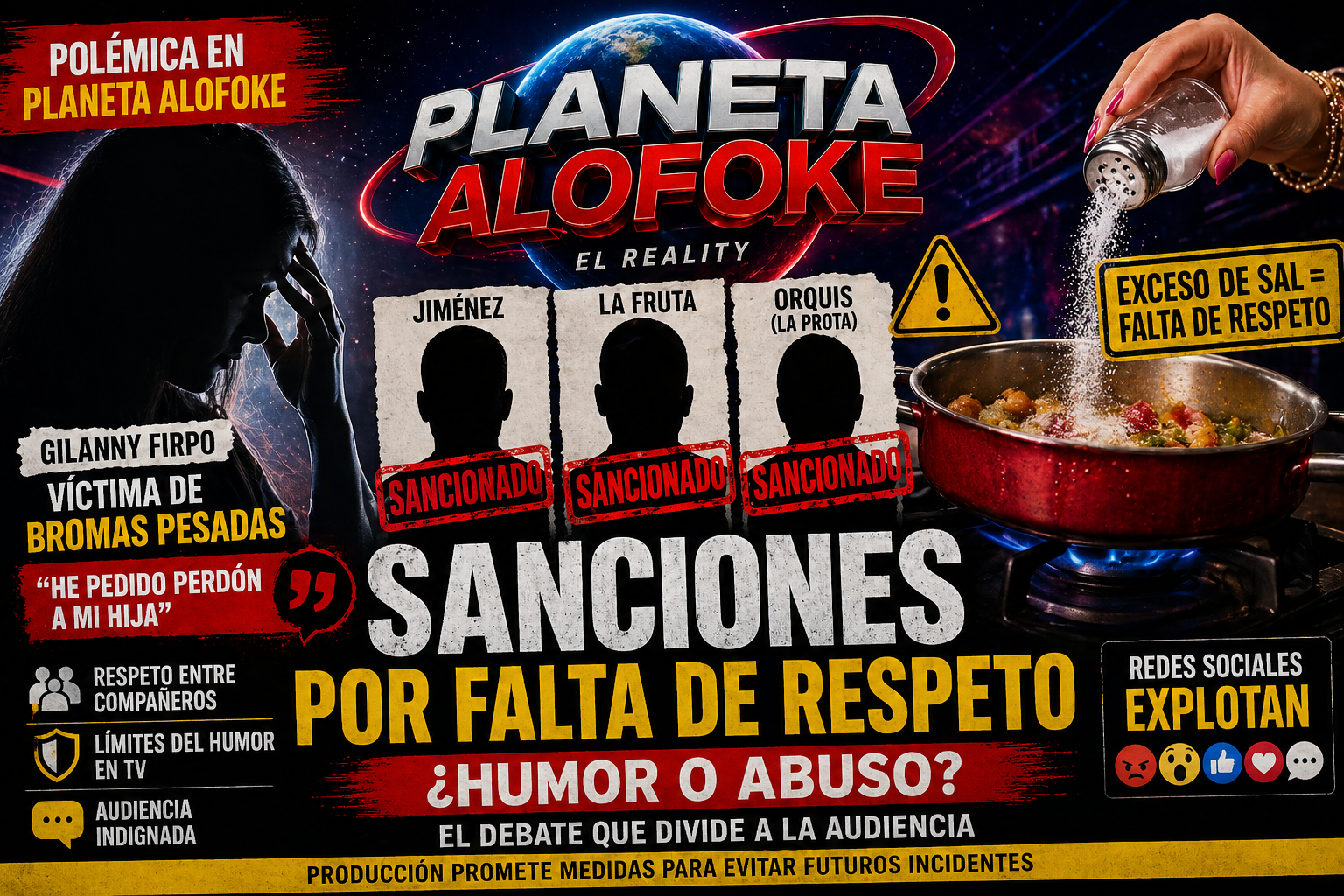 Escándalo en ‘Planeta Alofoke’: Sancionan a Talentos por Bromas Pesadas a Gilanny Firpo