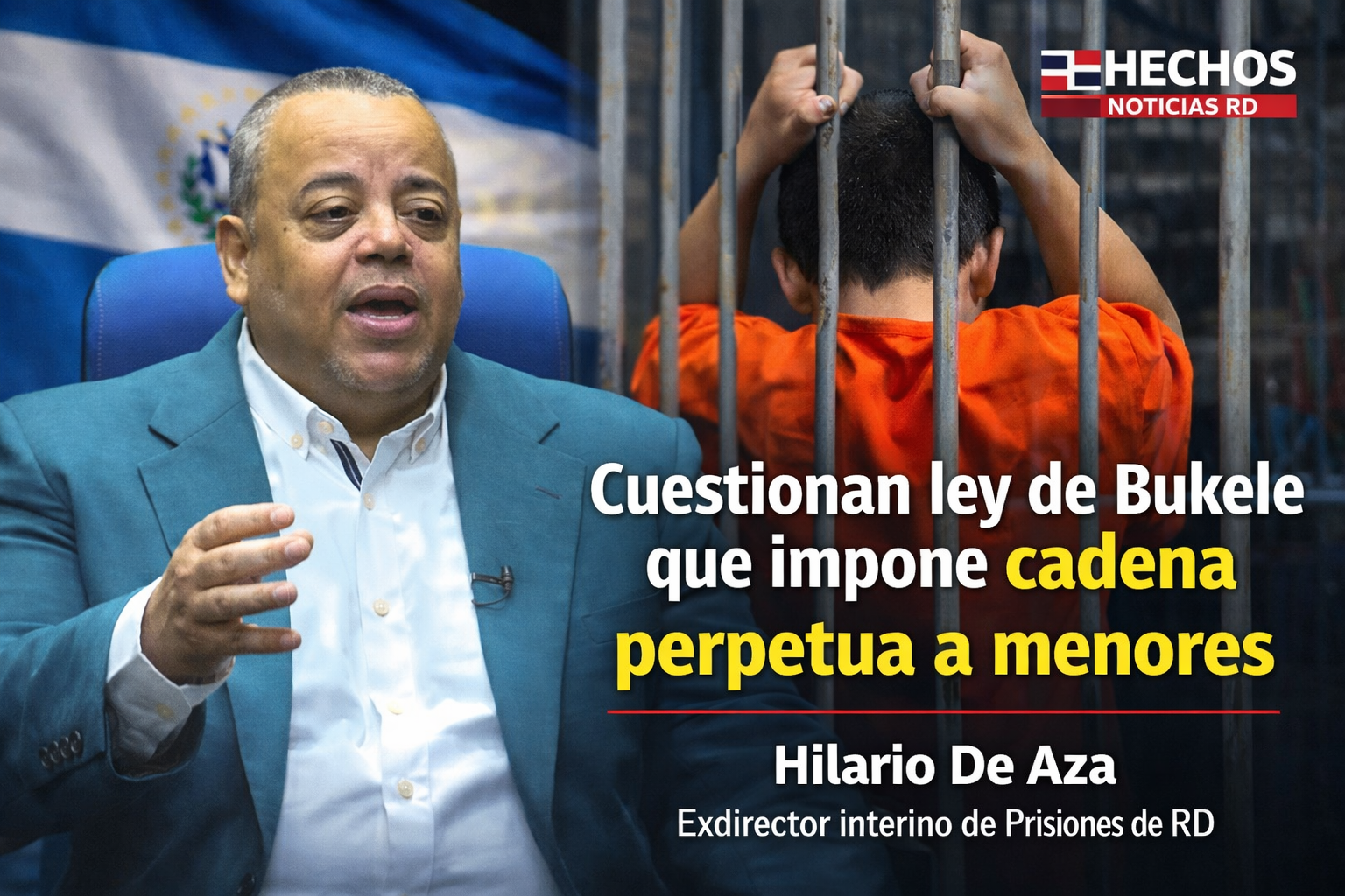 Cuestionan ley de Nayib Bukele que impone cadena perpetua a menores