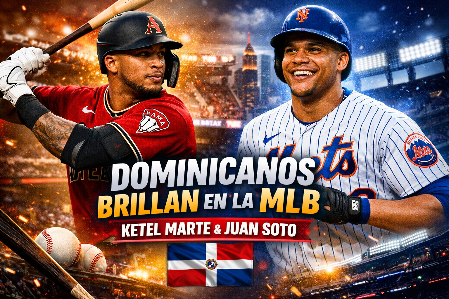 Dominicanos marcan el ritmo en la MLB 2026: Ketel Marte y Juan Soto brillan en el inicio de temporada