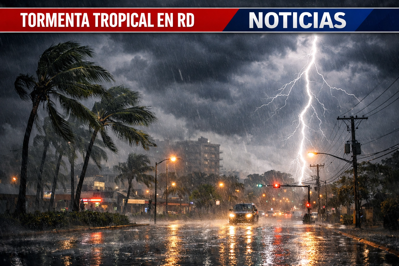 Vaguada Continuará Generando Fuertes Aguaceros y Tronadas en República Dominicana