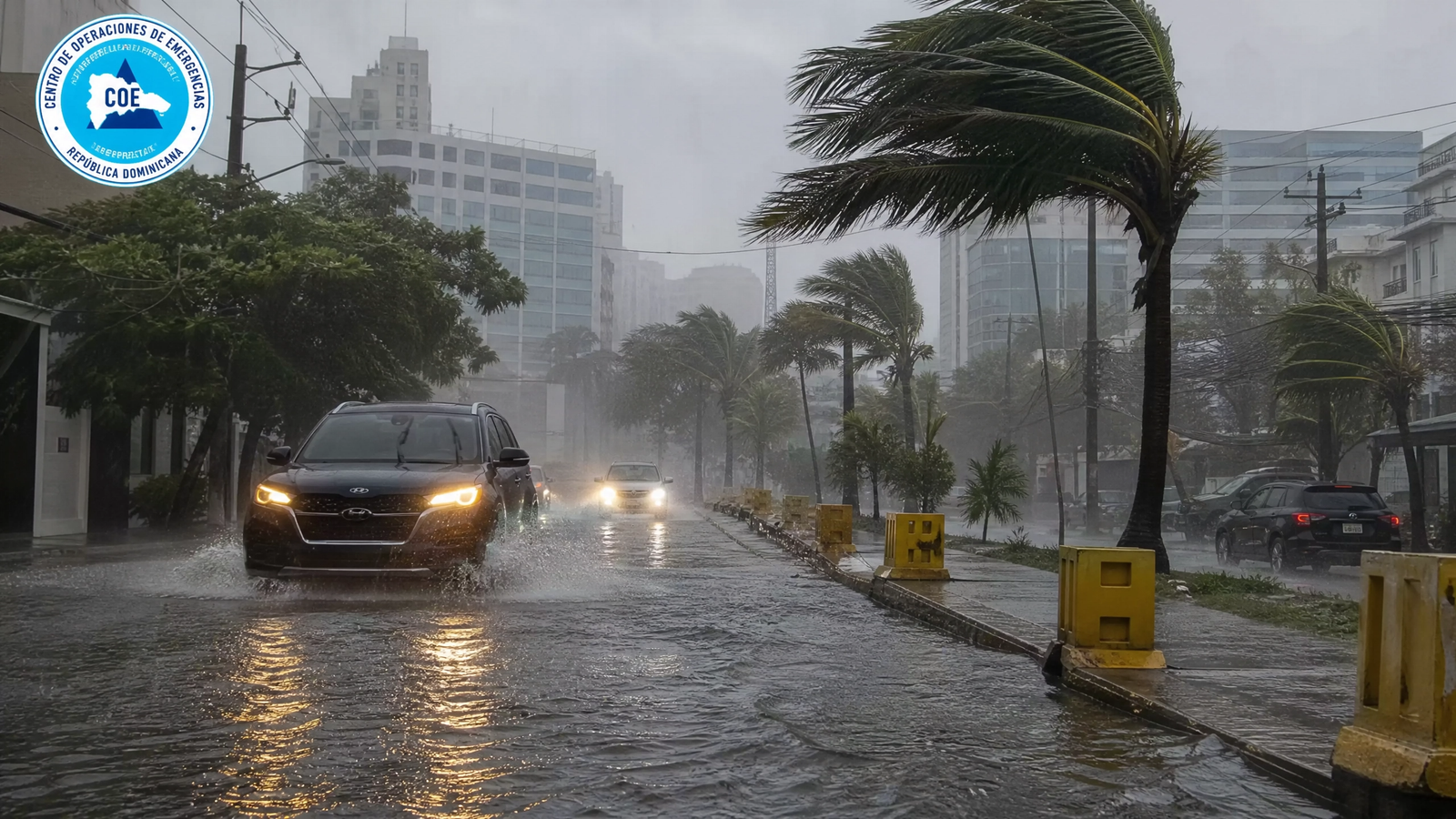 COE Mantiene 26 Provincias en Alerta por Vaguada: Riesgo de Inundaciones y Deslizamientos en RD