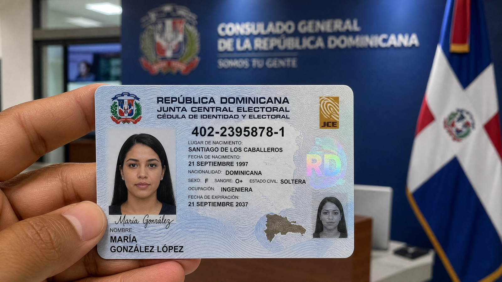 JCE Anuncia Inicio de Renovación de Cédula en el Exterior a Partir de Mayo