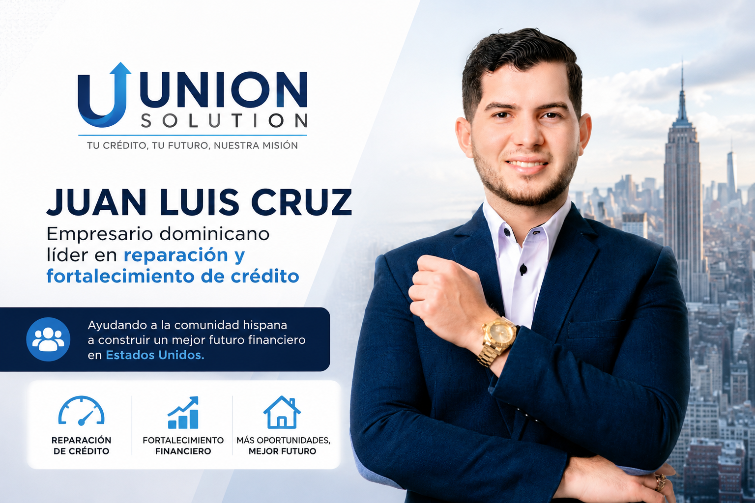 Dominicano Juan Luis Cruz se destaca en Estados Unidos por transformar el crédito de la comunidad hispana