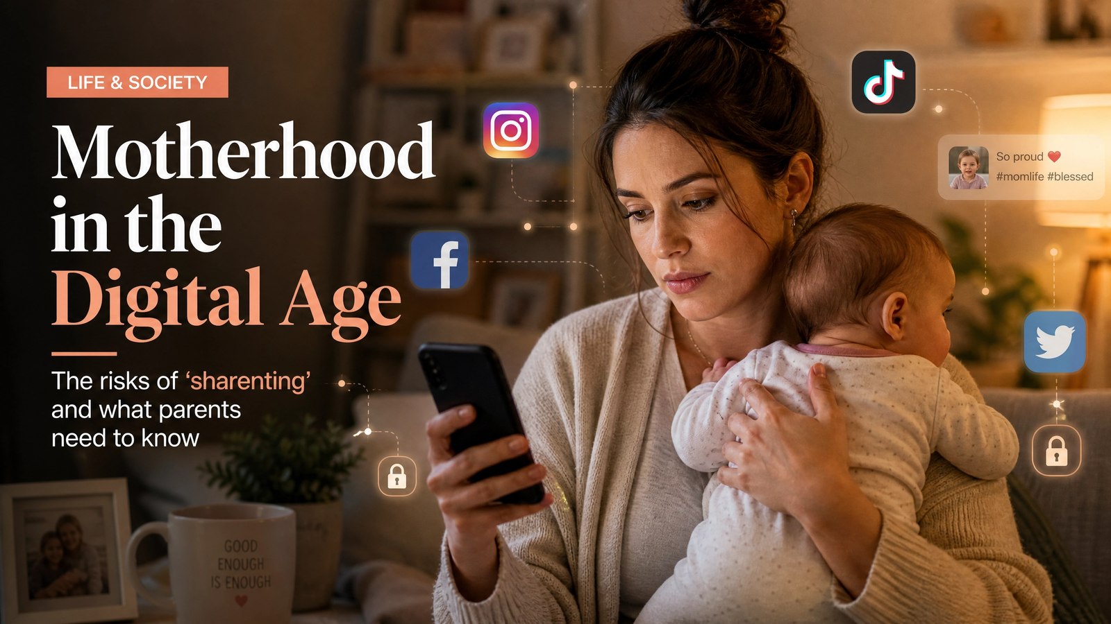 Maternidad en la era digital: el apoyo de las redes sociales y los riesgos del “sharenting”