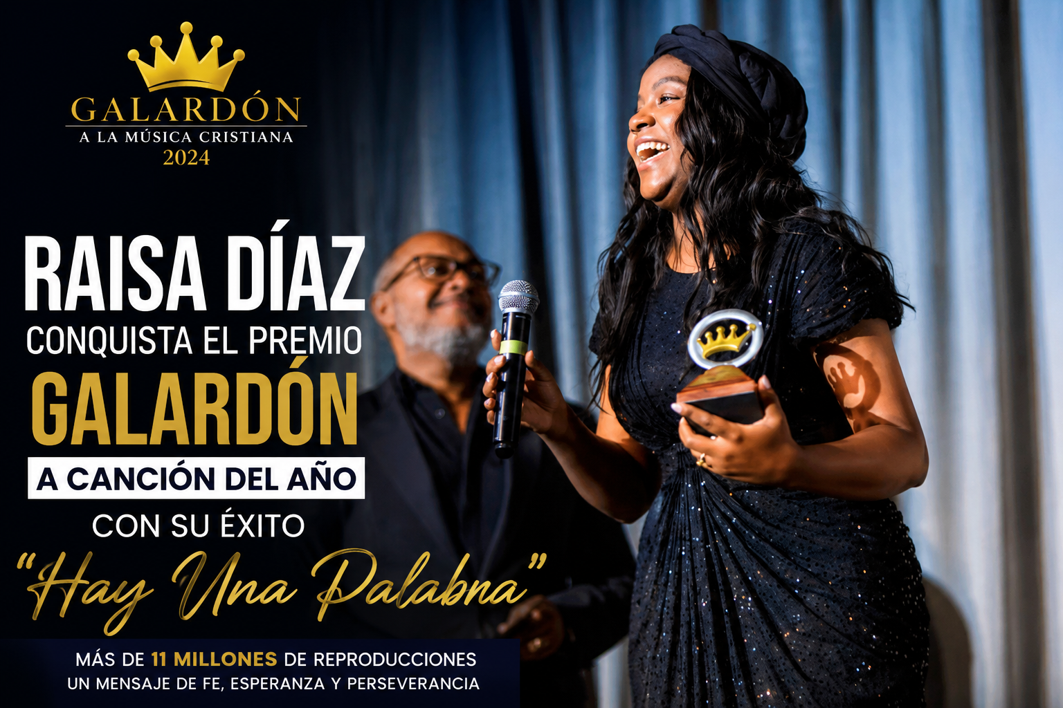 Raisa Díaz gana Canción del Año en Premios Galardón con "Hay Una Palabra"