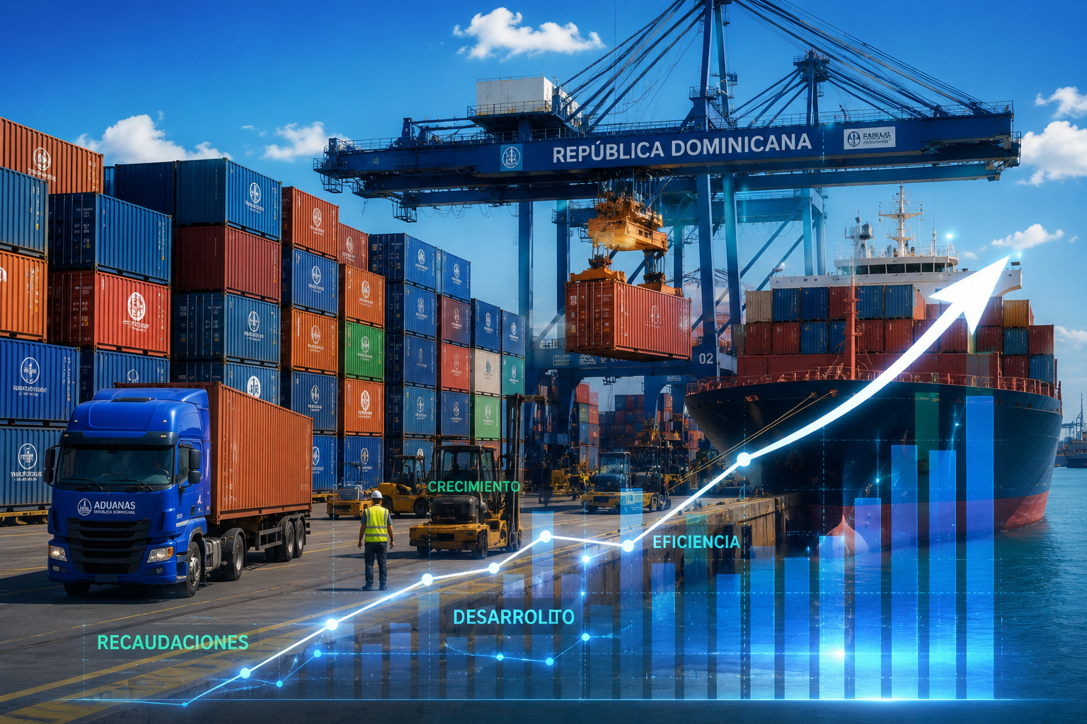 Aduanas de República Dominicana Impulsa la Economía: Recaudaciones Aumentan RD$3,290 Millones en el Primer Semestre de 2026