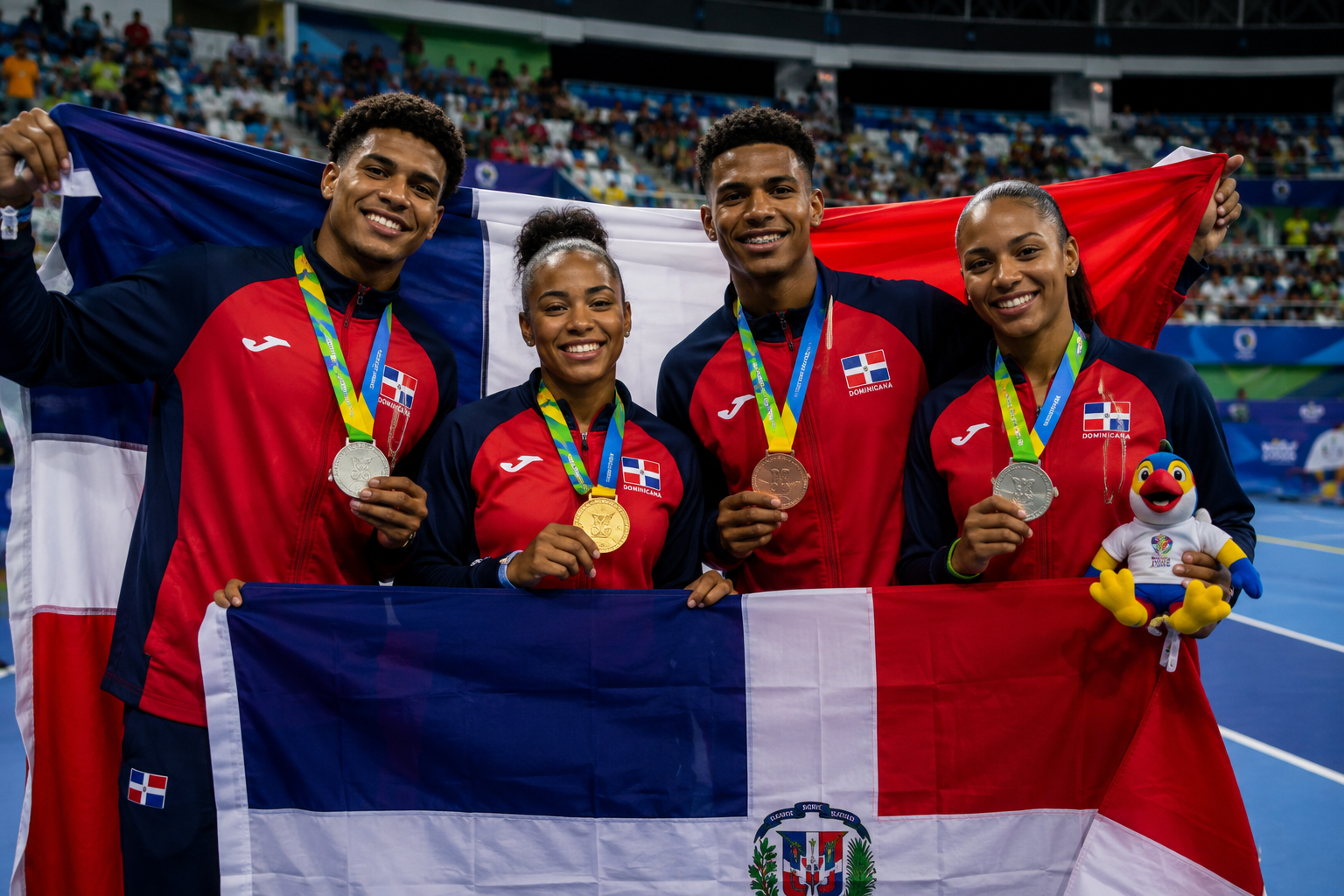 República Dominicana fortalece su actuación en los Juegos Centroamericanos y del Caribe 2026 con una destacada jornada de medallas