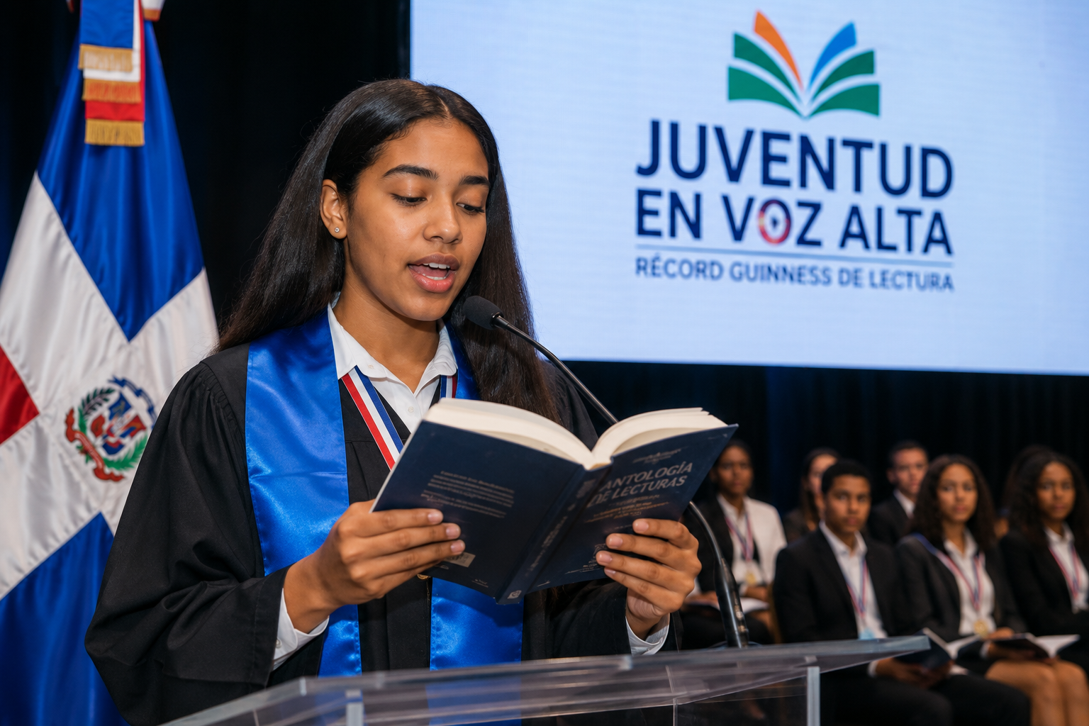 Mayury Vélez llevará el nombre de El Factor al escenario internacional del Récord Guinness de Lectura