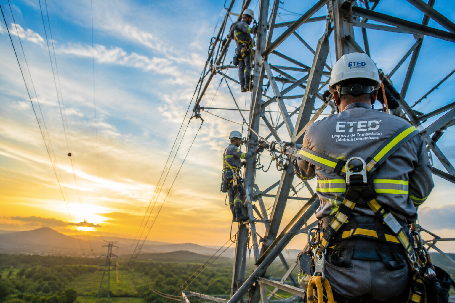 ETED fortalece la red eléctrica nacional con programa de mantenimiento preventivo
