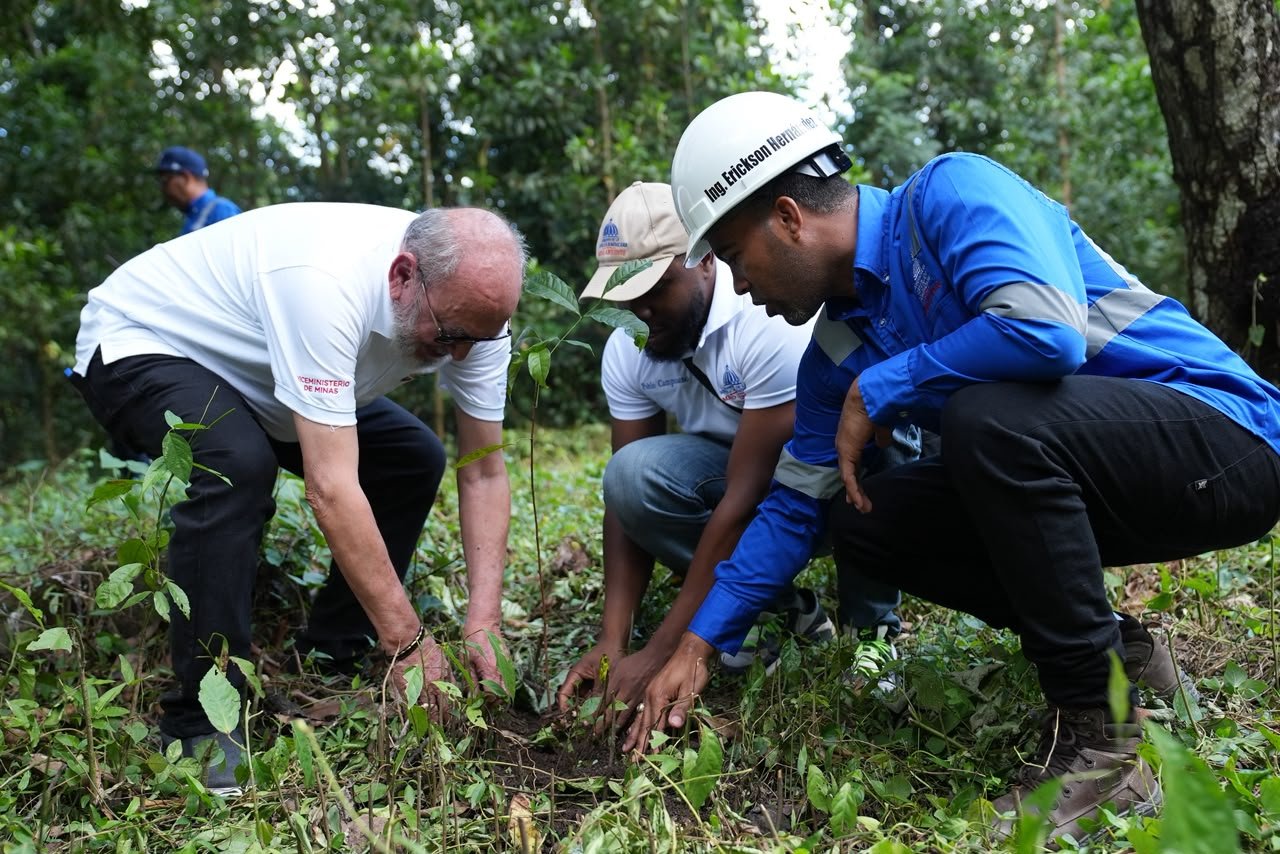 Energía y Minas reforesta y limpia cuencas de tres ríos en Cotuí