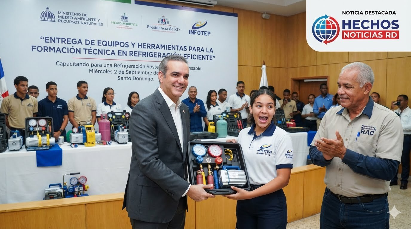 Medio Ambiente entrega equipos para formación en refrigeración sostenible