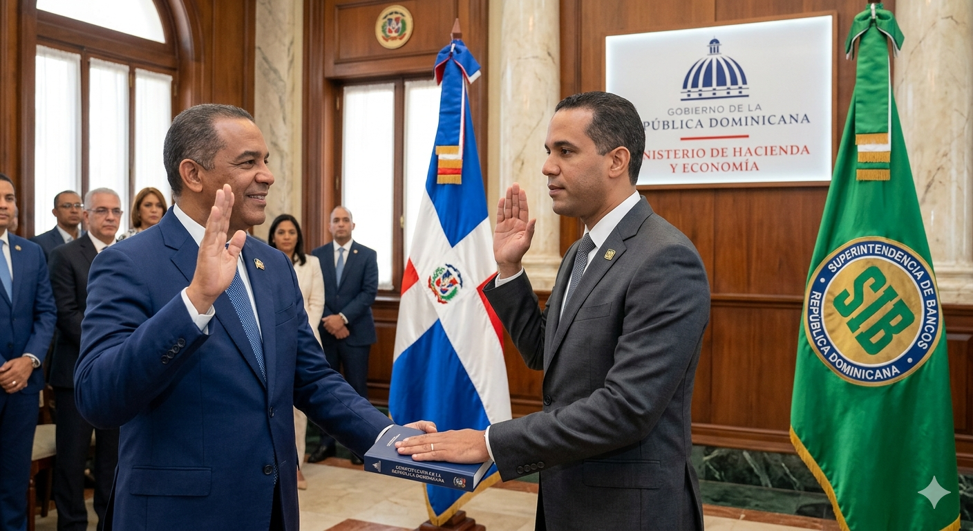 Enmanuel Cedeño Brea asume como nuevo superintendente de Bancos