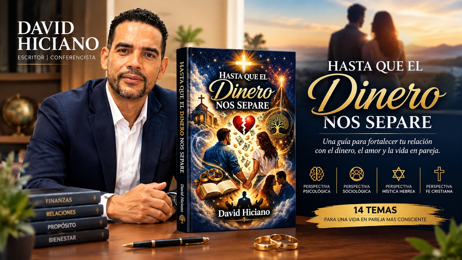 David Hiciano presenta “Hasta que el dinero nos separe”, una obra sobre las finanzas y las relaciones de pareja